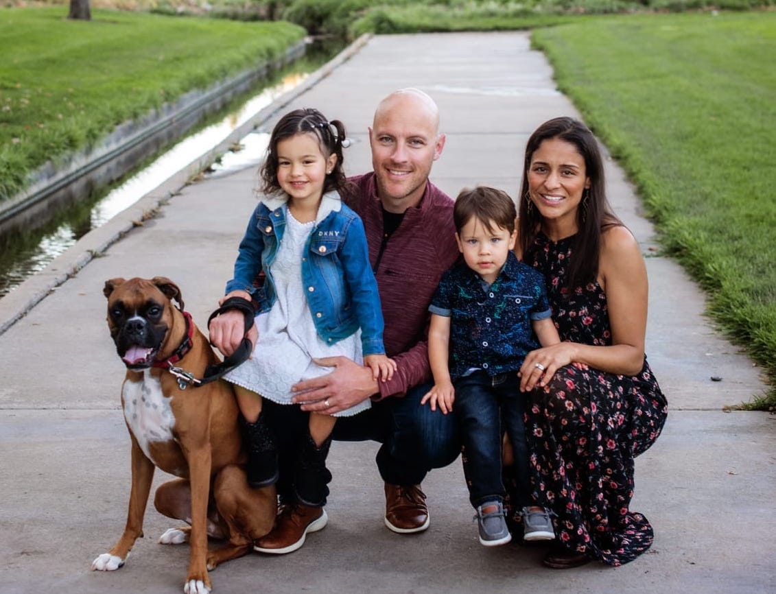 Dr. Wolbaum and his family